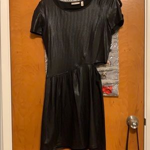 Cut out shiny sequence dress